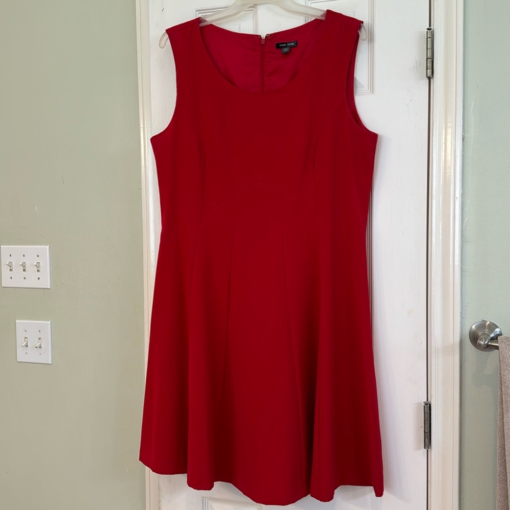 Voir Voir Red cocktail dress Size 14
